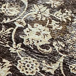 Tappeto Wilton - Flowers (marrone)