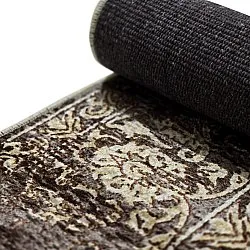 Tappeto Wilton - Flowers (marrone)