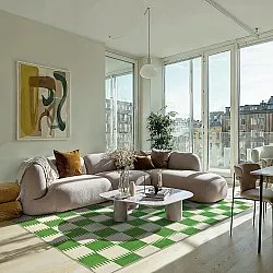 Tappeto Wilton - Gobi (verde/bianco)