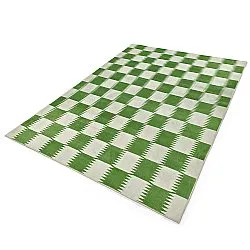Tappeto Wilton - Gobi (verde/bianco)
