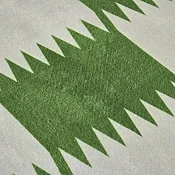 Tappeto Wilton - Gobi (verde/bianco)