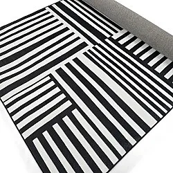 Tappeto Wilton - Joma (bianco/nero)