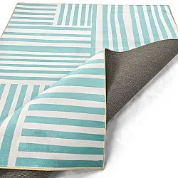 Tappeto Wilton - Joma (turchese/bianco)