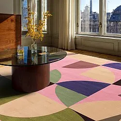 Tappeto Wilton - Kalami (rosa/multiplo)