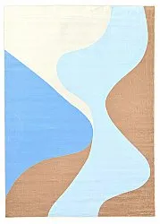 Tappeto Wilton - Leiden (blu/marrone)