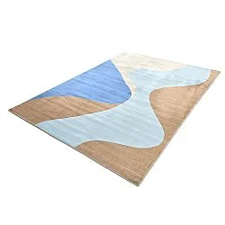 Tappeto Wilton - Leiden (blu/marrone)