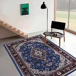 Tappeto Wilton - Peking (blu)