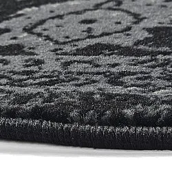 Tappeto rotondo - Peking Majestic (nero)