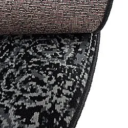 Tappeto rotondo - Peking (nero)