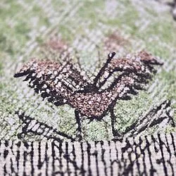 Tappeto rotondo - Rosalie (verde)