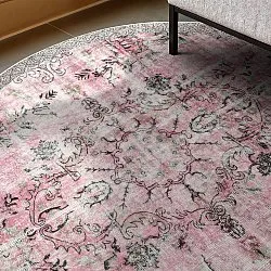 Tappeto rotondo - Rosalie (rosa)