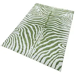 Tappeto Wilton - Zebra (verde)