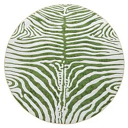 Tappeto rotondo - Zebra (verde)