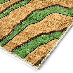 Tappeto Wilton - Zebra (verde/arancione)