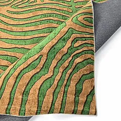 Tappeto Wilton - Zebra (verde/arancione)