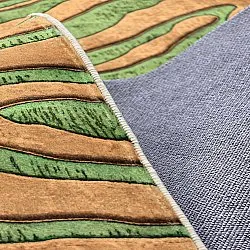 Tappeto Wilton - Zebra (verde/arancione)