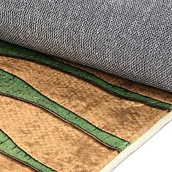 Tappeto Wilton - Zebra (verde/arancione)