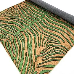 Tappeto Wilton - Zebra (verde/arancione)