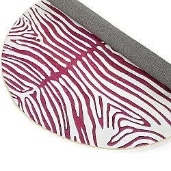 Tappeto rotondo - Zebra (rosa)