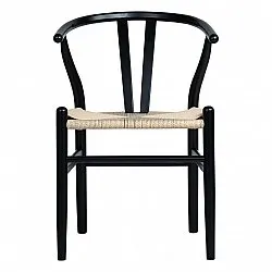 Sedia - Alta (nero/beige) - 2 pezzi