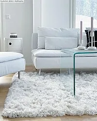 Tappeto A Pelo Lungo - Janjira (bianco)