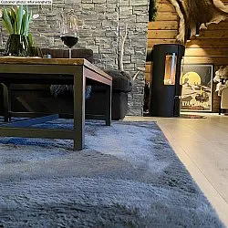 Tappeto A Pelo Lungo - Aranga Super Soft Fur (antracite)