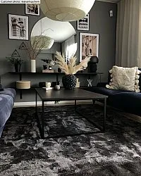 Tappeto A Pelo Lungo - Aranga Super Soft Fur (antracite)