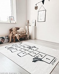 Tappeti per bambini - Hopscotch Animals (bianca)