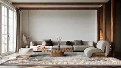 Tappeto Wilton - Zafer (grigio/beige)