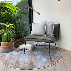 Tappeto rotondo - Zarzi (beige)