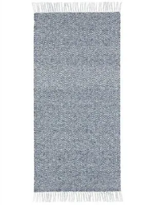 Tappeti In Plastica e Cotone - L'Horredmatta Goose Mix (blu)