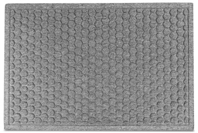 Trendprodukteshop Zerbino Con Motivo Gufo Grigio 40x60 Cm, Per Interni/esterni, Antiscivolo