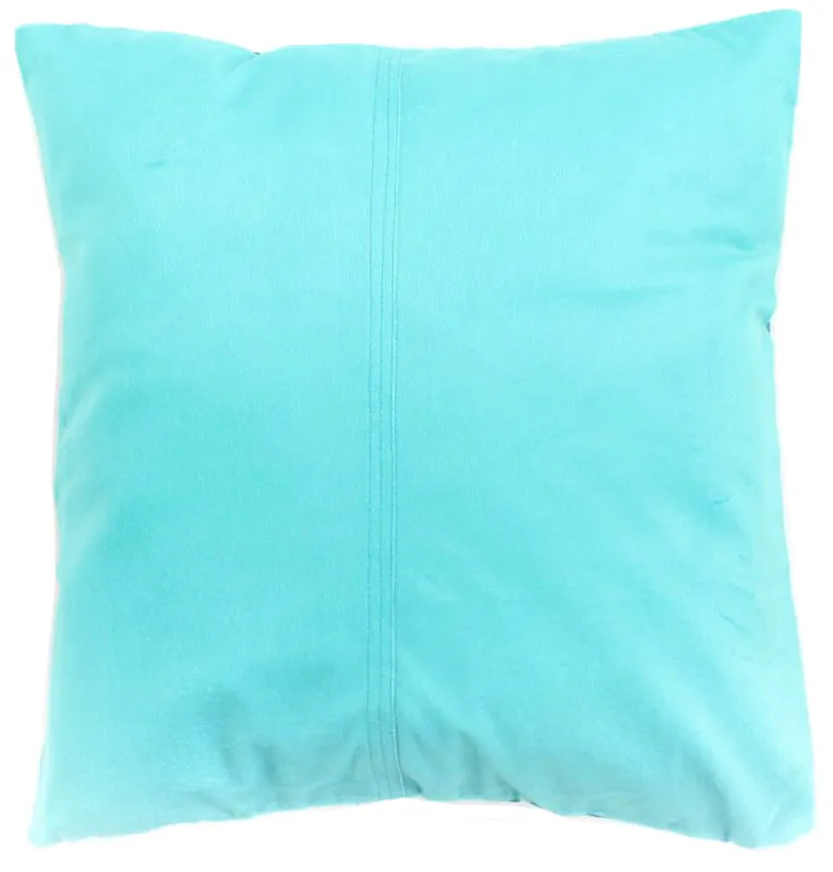 Cuscino In Velluto (turchese) (copricuscino) 45 x 45 cm