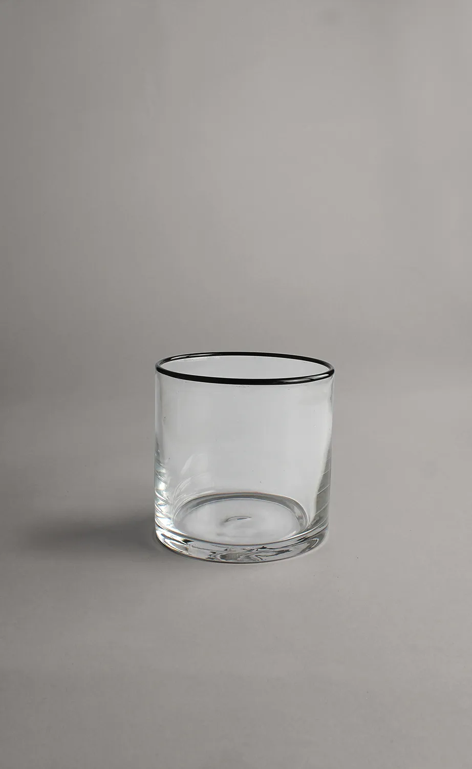 Porta candele M - Harmony (clear/black)