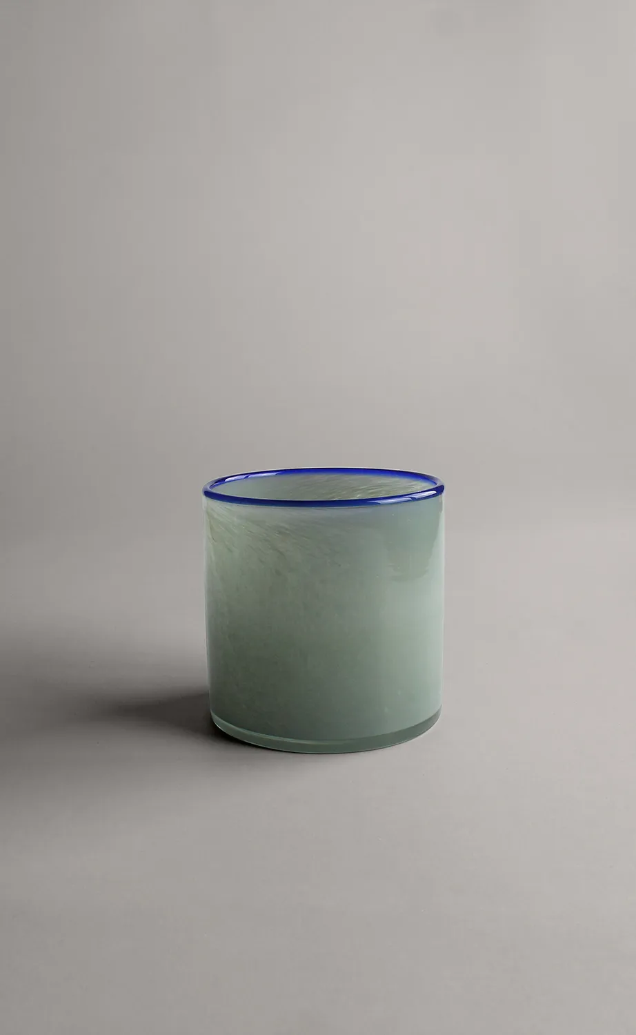 Porta candele M - Harmony (grigio/blu)