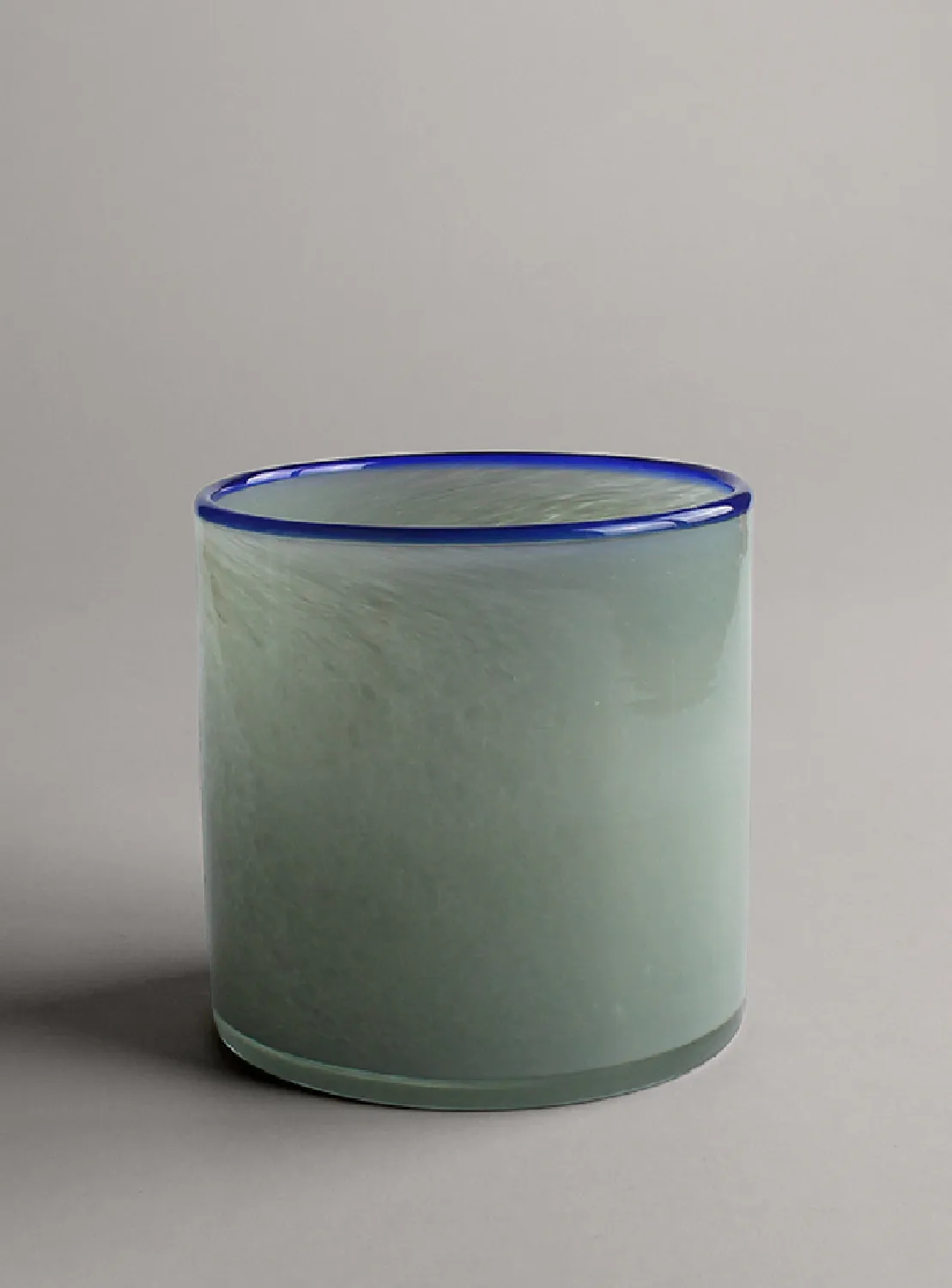 Porta candele M - Harmony (grigio/blu)