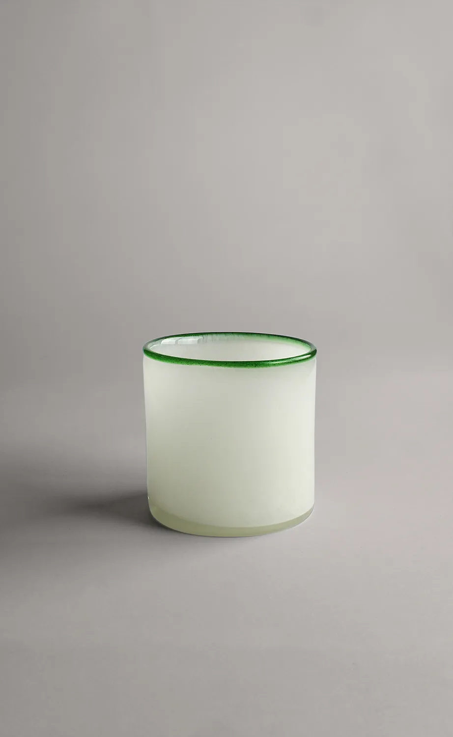 Porta candele M - Harmony (bianco/verde)