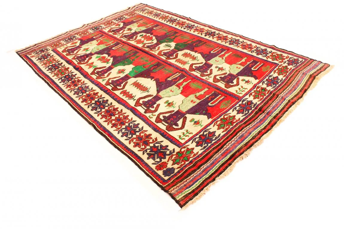 Tappeto kilim orientale 289 x 200 cm