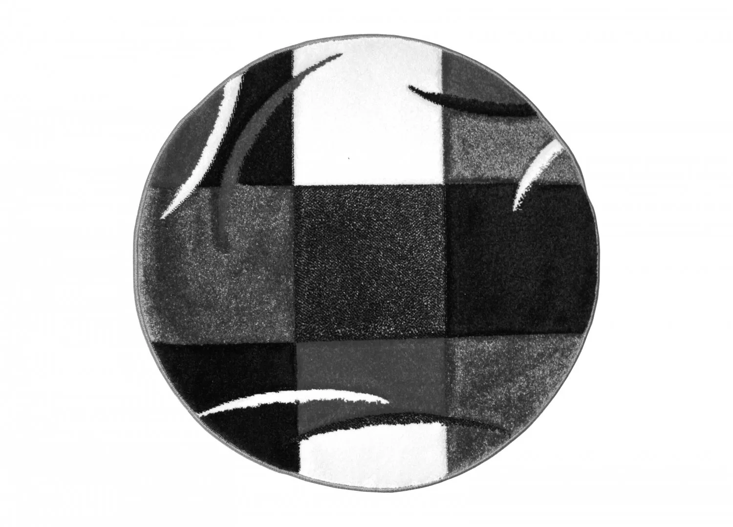 Tappeto Wilton - London Patch (nero)
