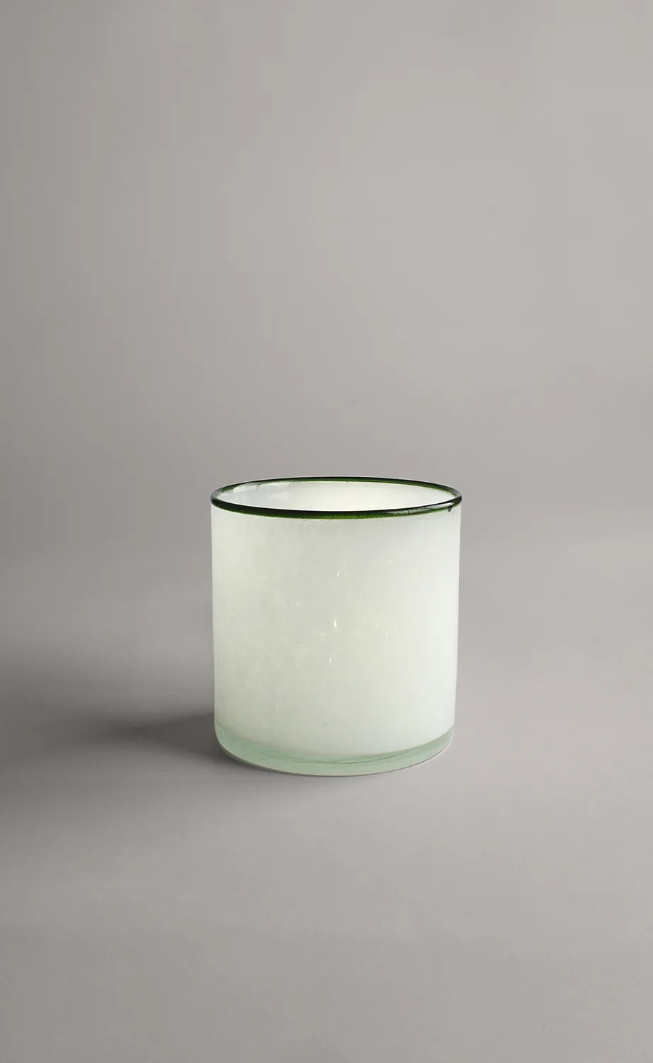 Porta candele M - Harmony (bianco/verde scuro)