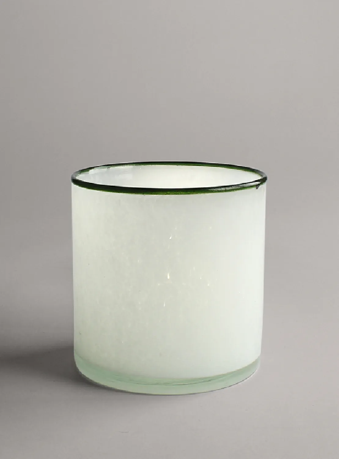Porta candele M - Harmony (bianco/verde scuro)