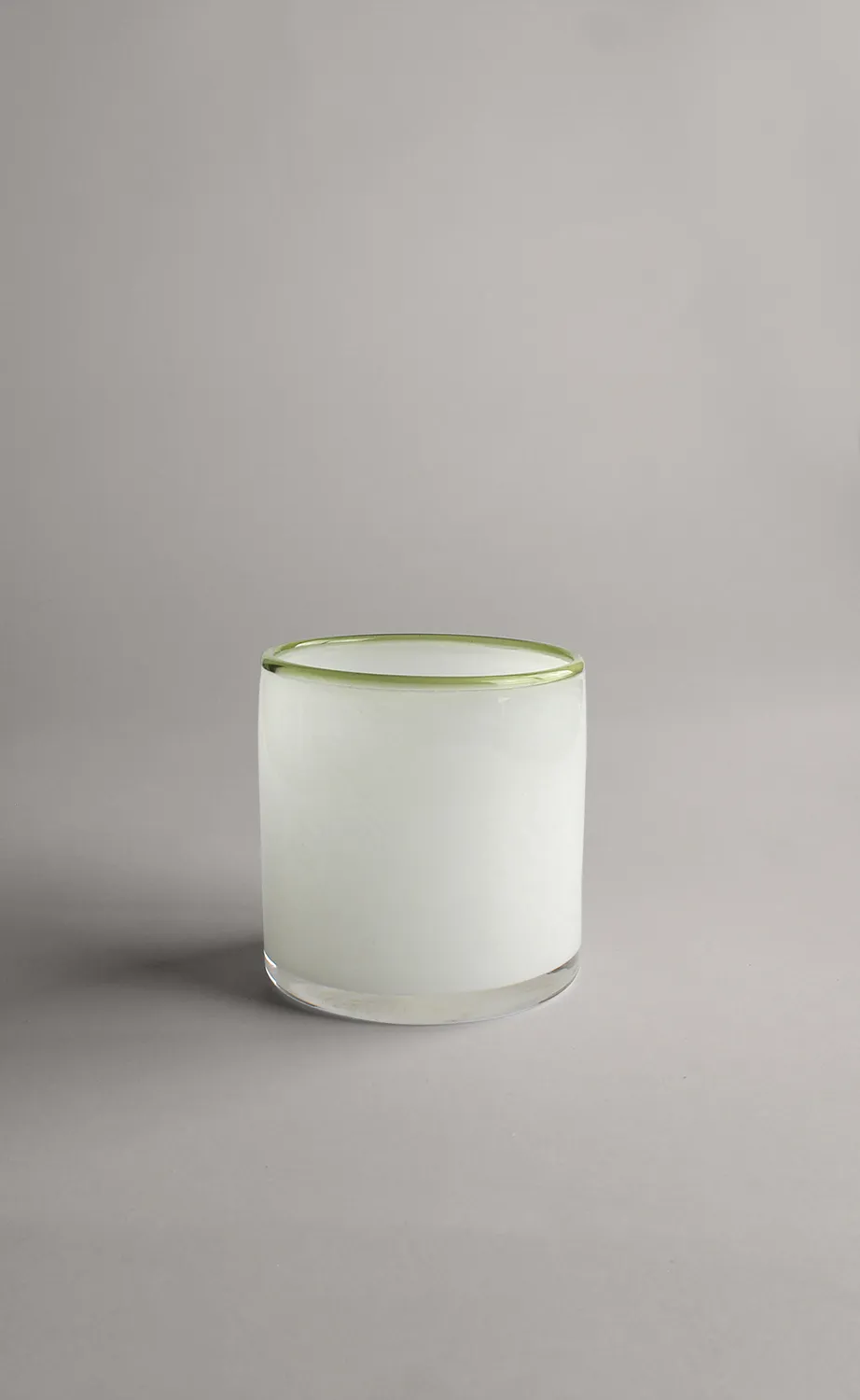 Porta candele M - Harmony (bianco/verde chiaro)
