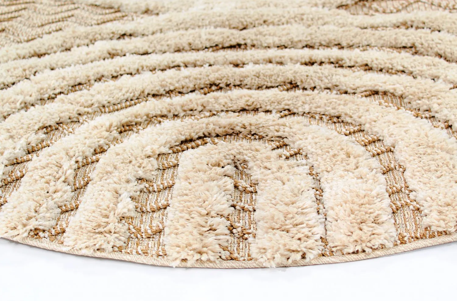Tappeti rotondi - Ronda (beige)