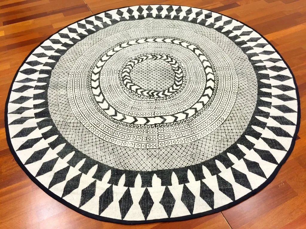 Tappeti rotondi - Marrakech (rotondo) (nero/blanco/grigio)