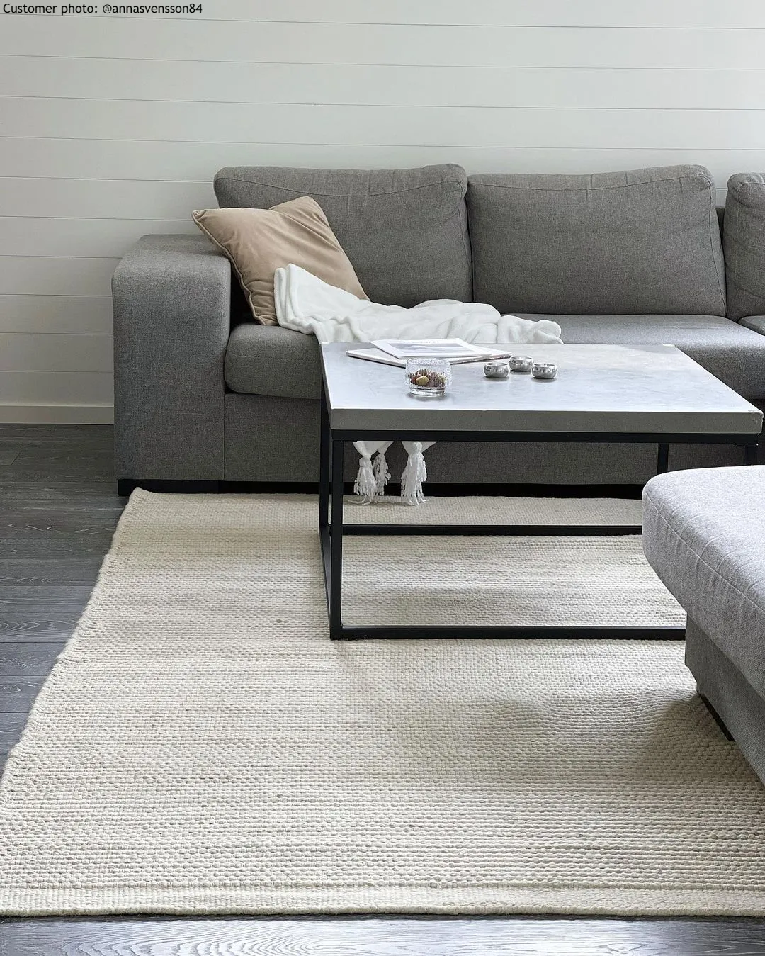 Tappeto In Lana - Coastal (creme)