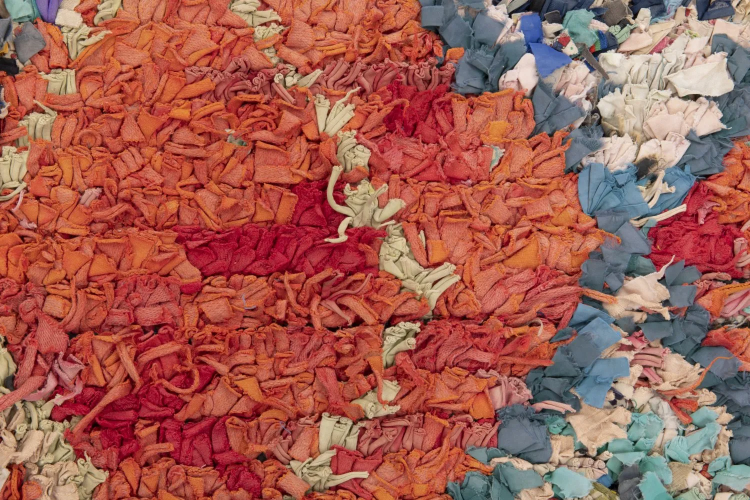 Tappeto Berberi Dal Marocco Boucherouite 195 x 115 cm