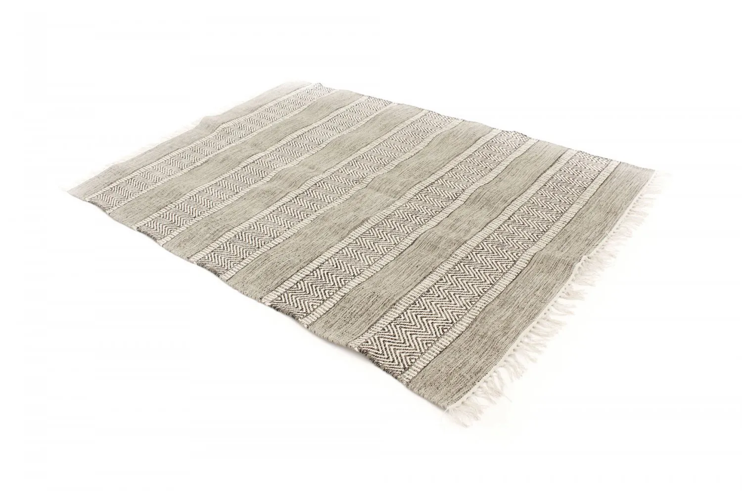 Tappeto Di Stracci - Havtorn (grigio)