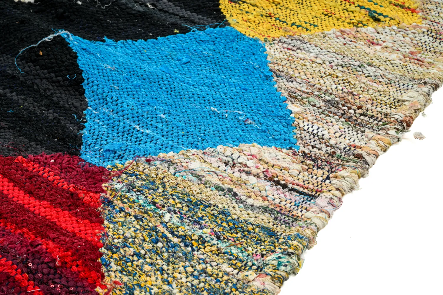 Tappeto Berberi Dal Marocco Boucherouite 140 x 270 cm