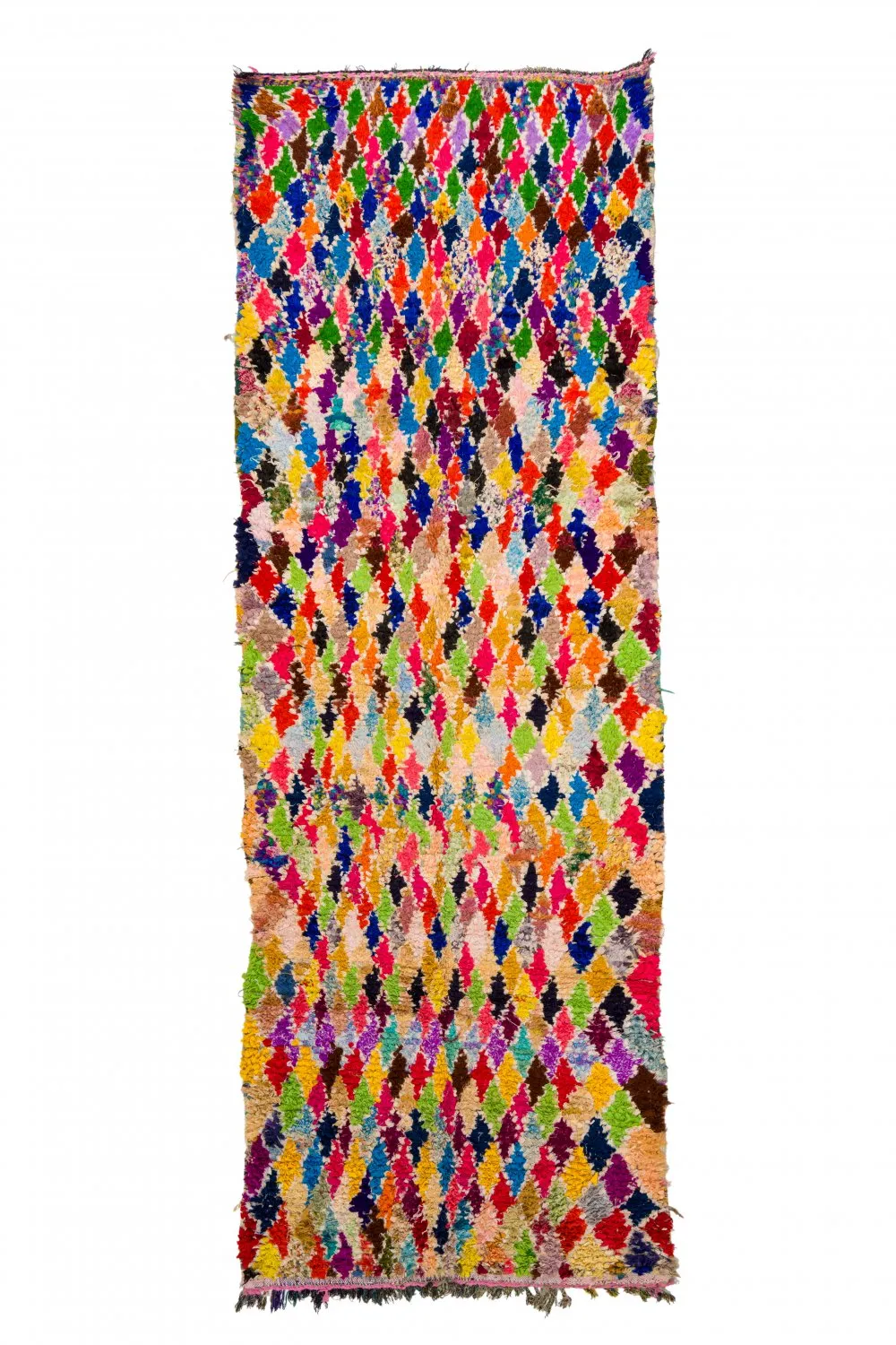 Tappeto Berberi Dal Marocco Boucherouite 120 x 335 cm