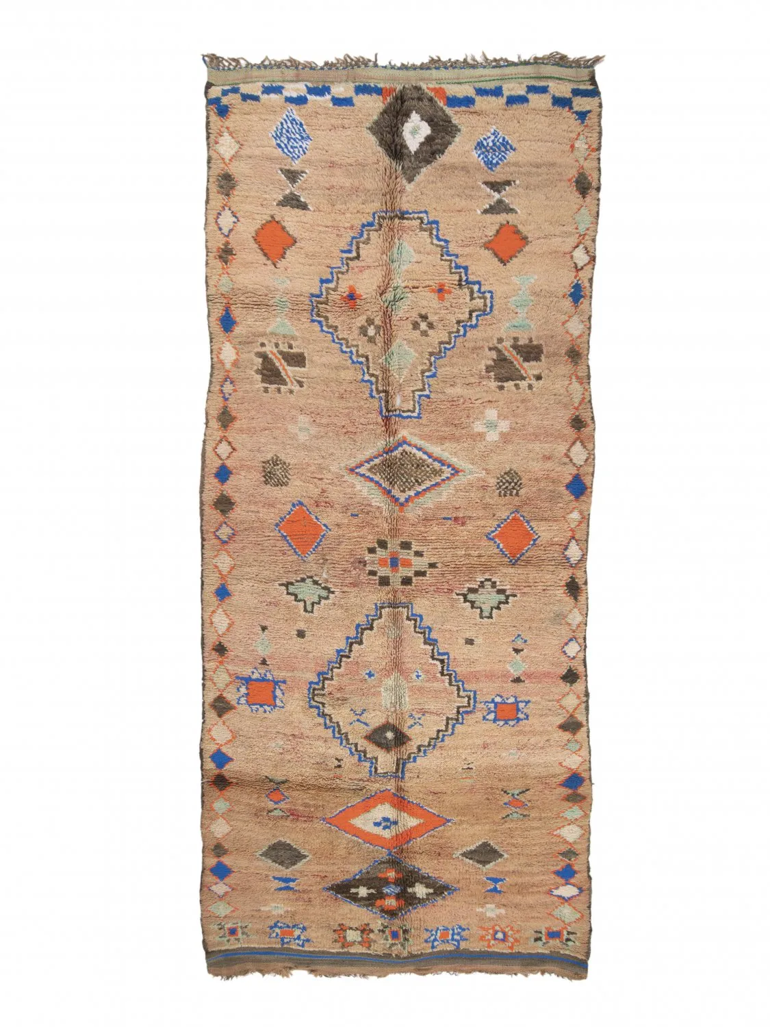 Tappeto Kilim In Stile Berbero Del Marocco Azilal Special Edition 360 x 150 cm